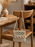 Ivory Tusk Crochet Bag